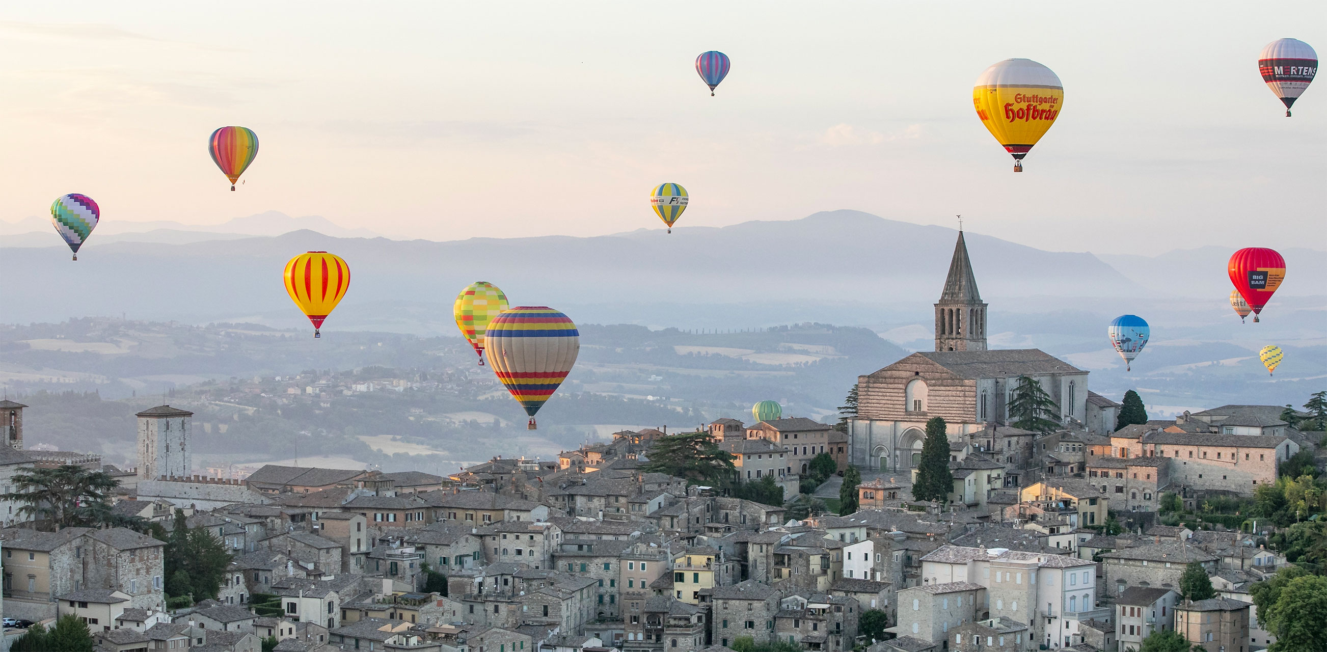 Volo in mongolfiera in Umbria